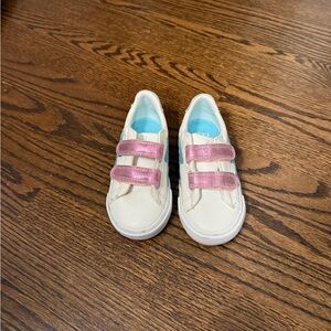 Malibu Cream and Pink Kids Sneakers